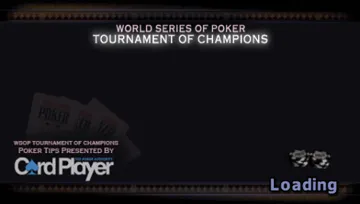 World Series of Poker - Tournament of Champions - 2007 Edition (EU) screen shot title